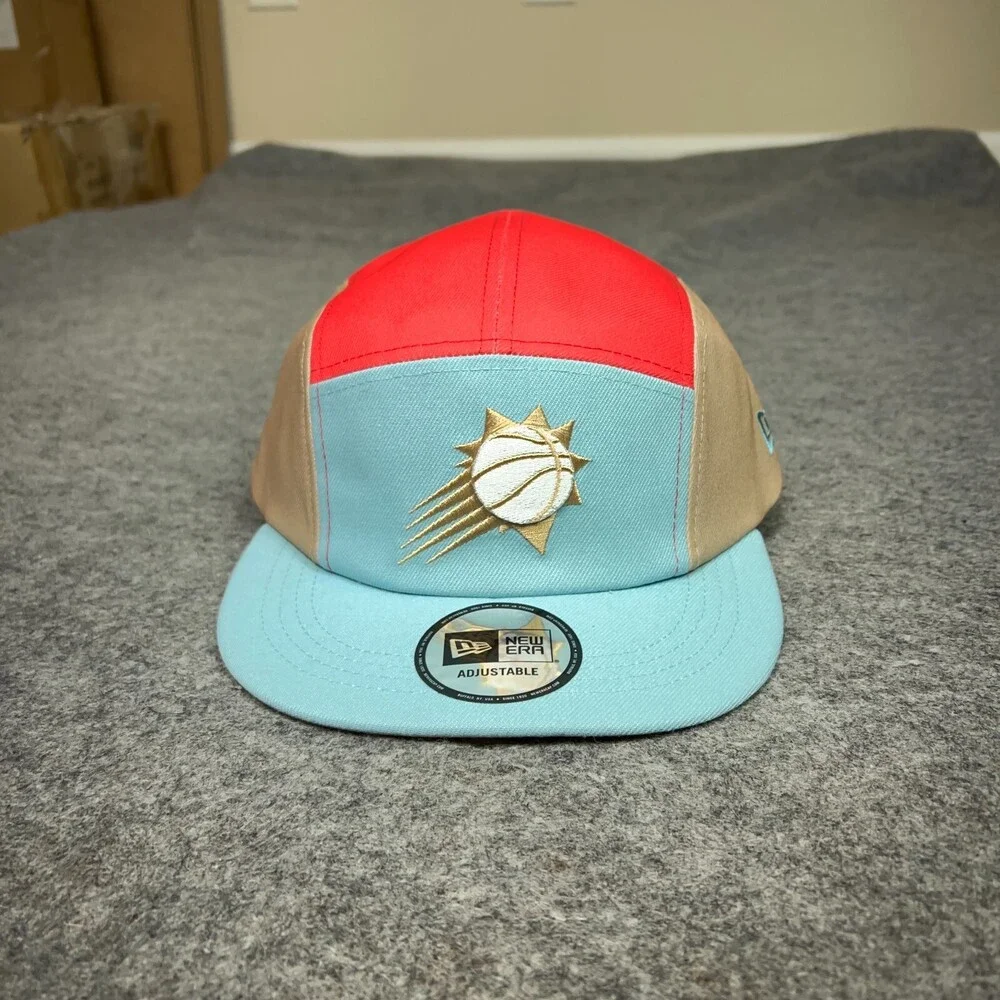 Phoenix Suns Mens Hat Adjustable Blue Brown 5‎ Panel Basketball Basketball NEW